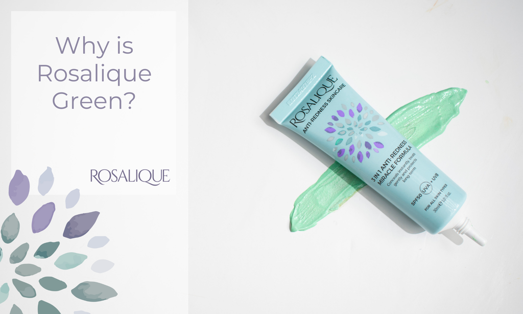 Why is Rosalique 3 in 1 Miracle Forumla green?